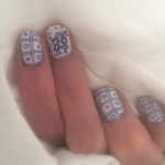 nail art mani valentine real cute